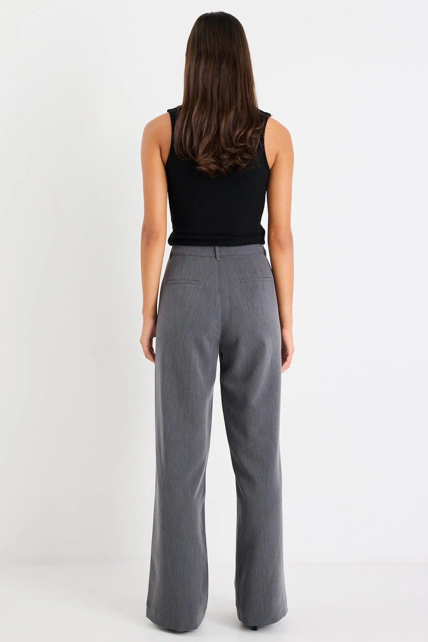 Zoey Charcoal Tailored Pants