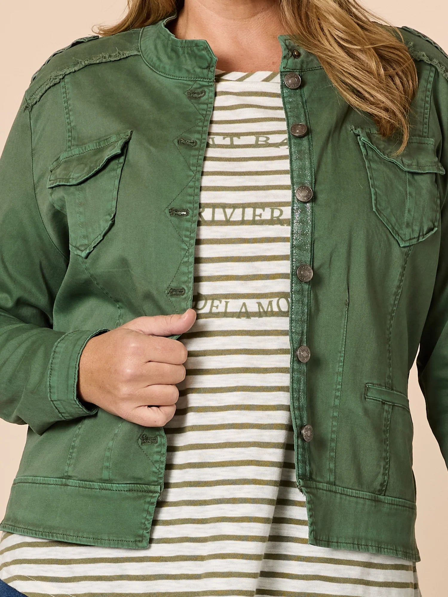 Military Denim Jacket