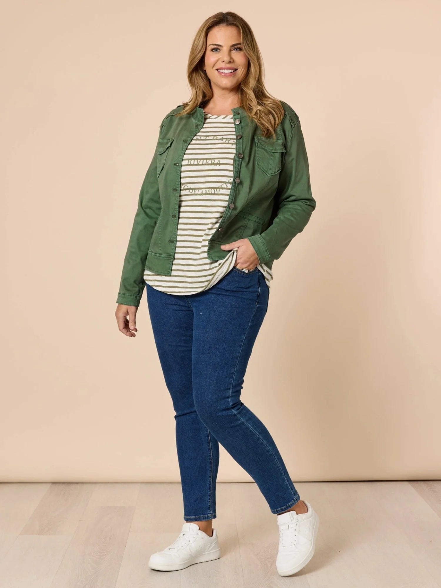 Military Denim Jacket