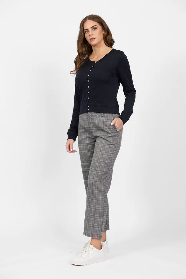 Merino Cropped Cardi midnight