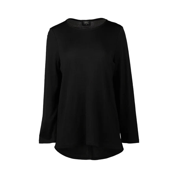 Merino Long Sleeve Top black