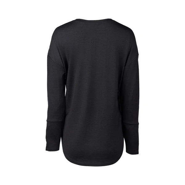 Merino V Neck Top Midnight