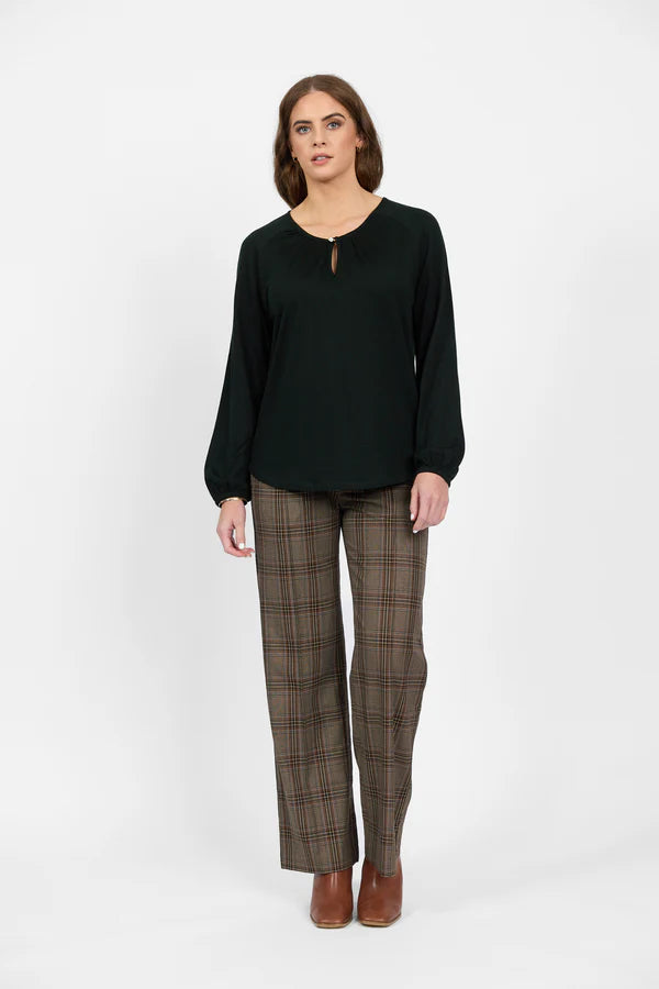Merino Round Neck Top Forrest