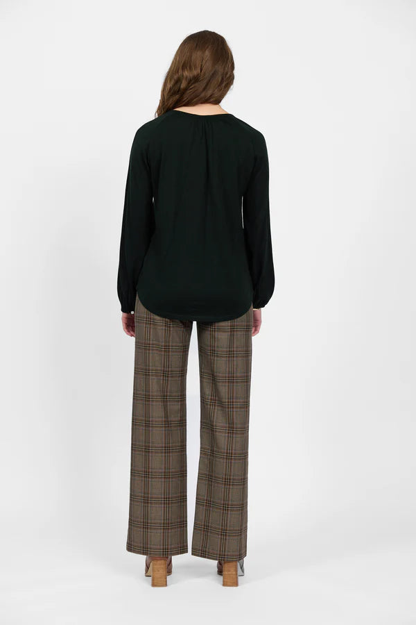 Merino Round Neck Top Forrest