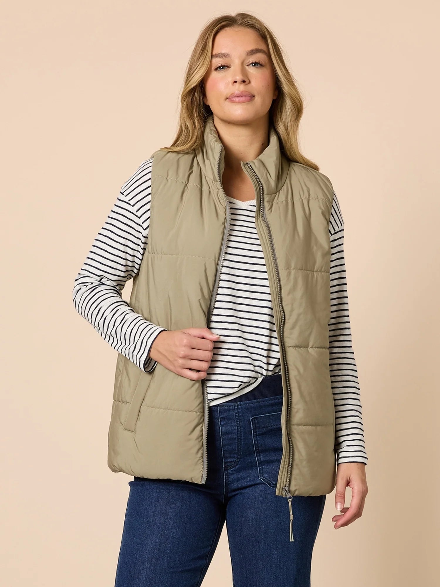 The Alpine Vest Khaki