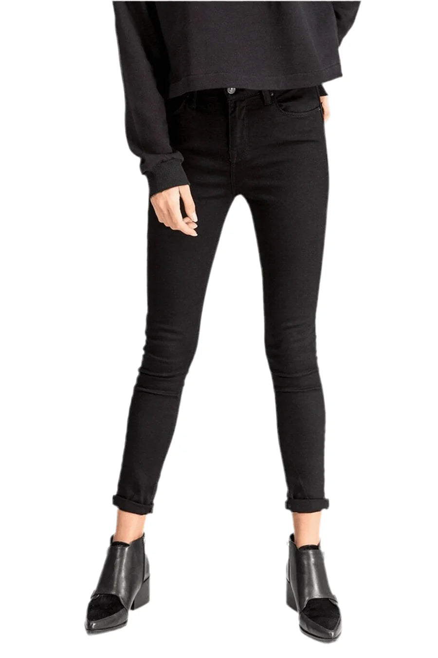 Tanya X Black Wash Jean