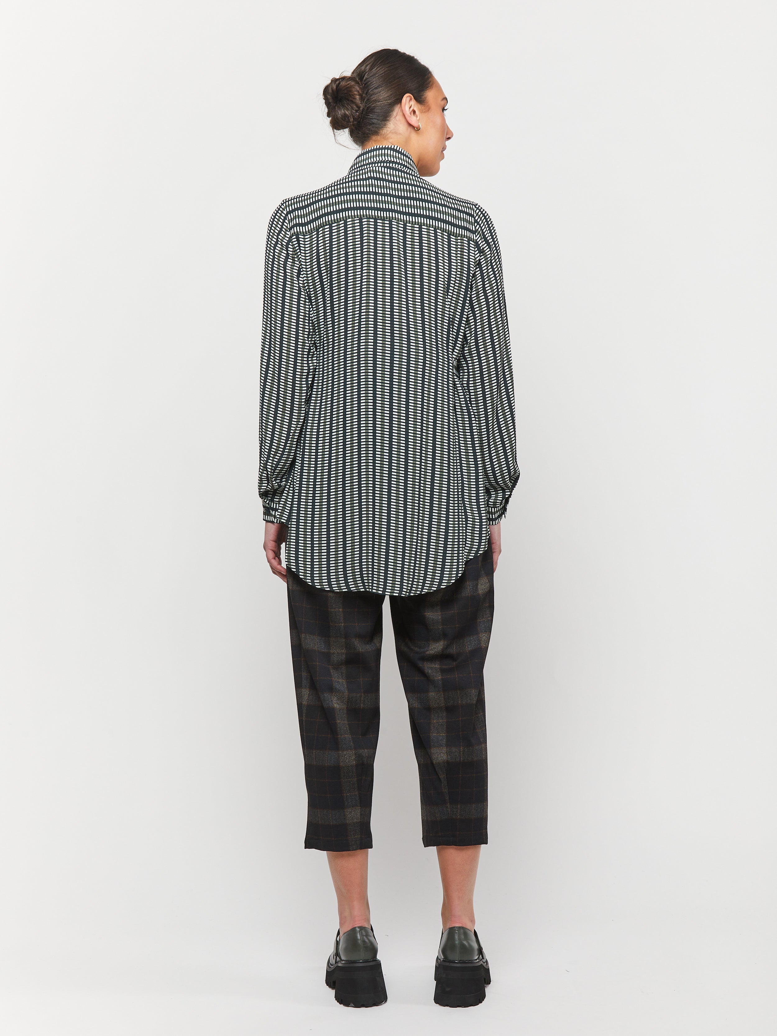 Lattice Tuxedo Shirt