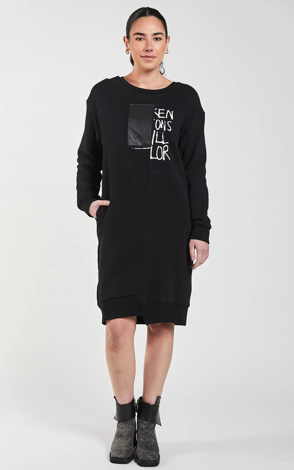 Media Sweatshirt Dress