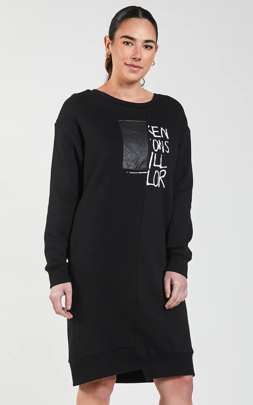 Media Sweatshirt Dress