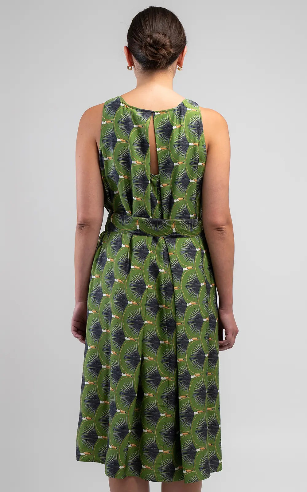 Toucan Pleated Sundress