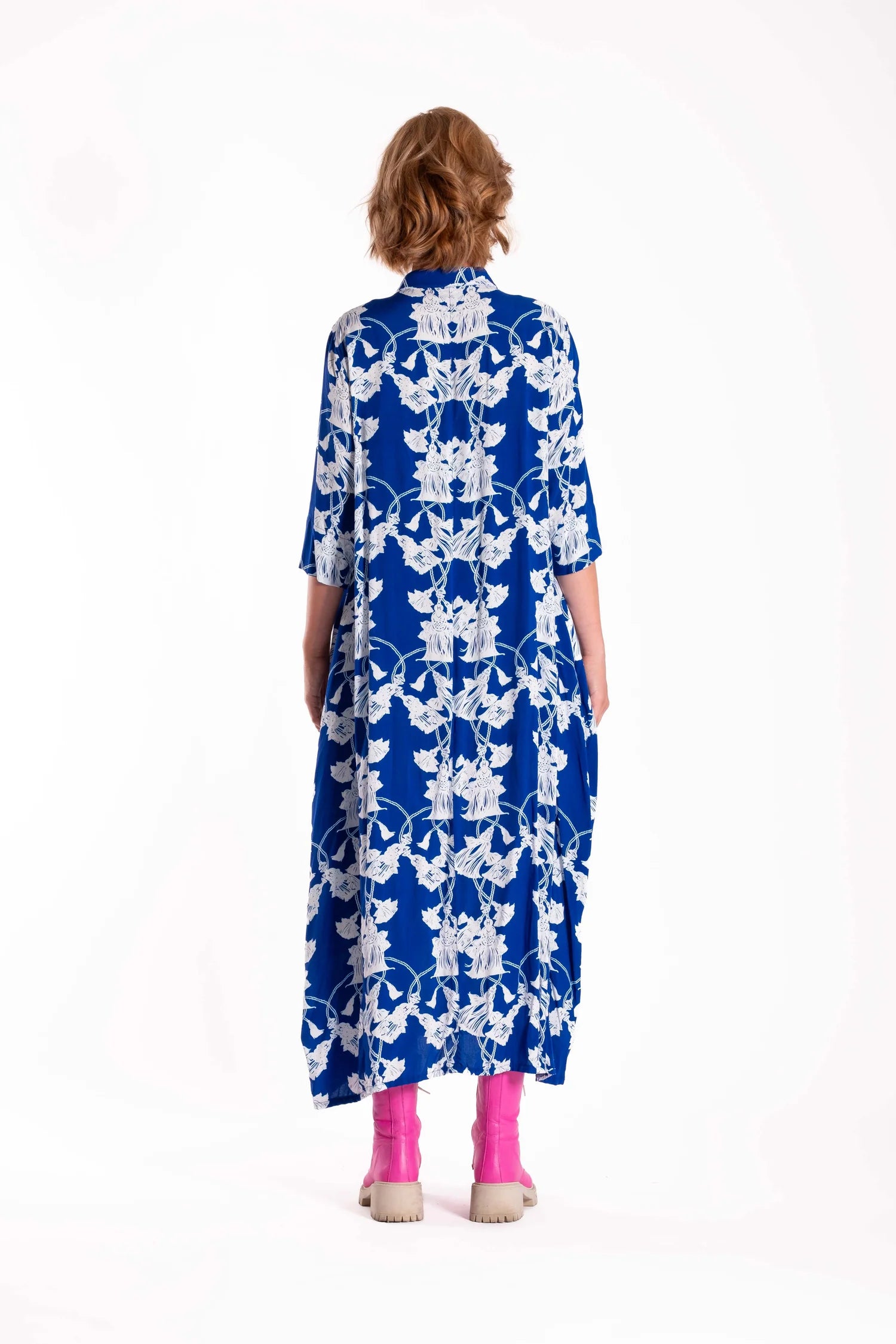 French Me Dress Cobalt