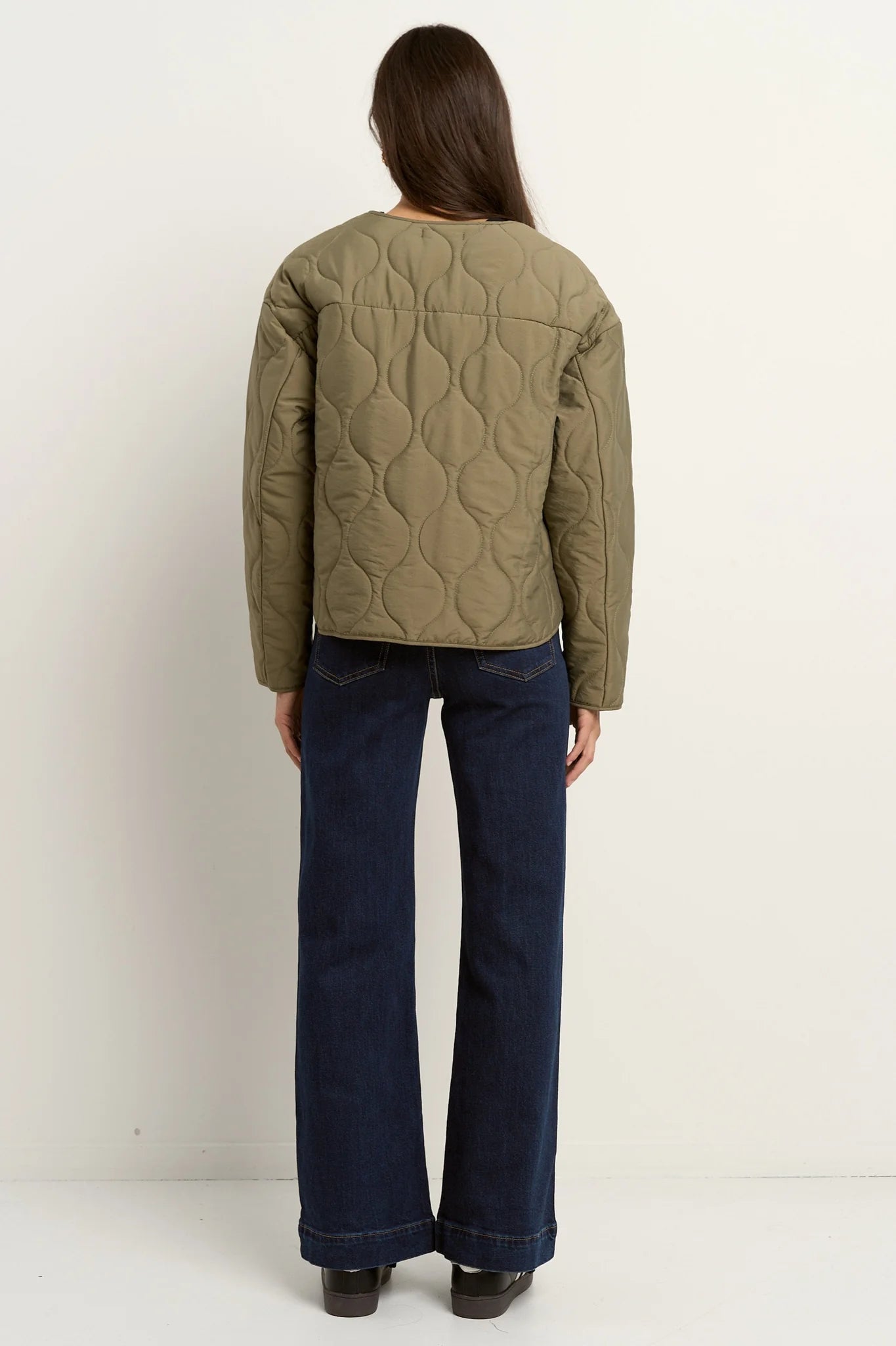 Apex Olive Puffer Jacket