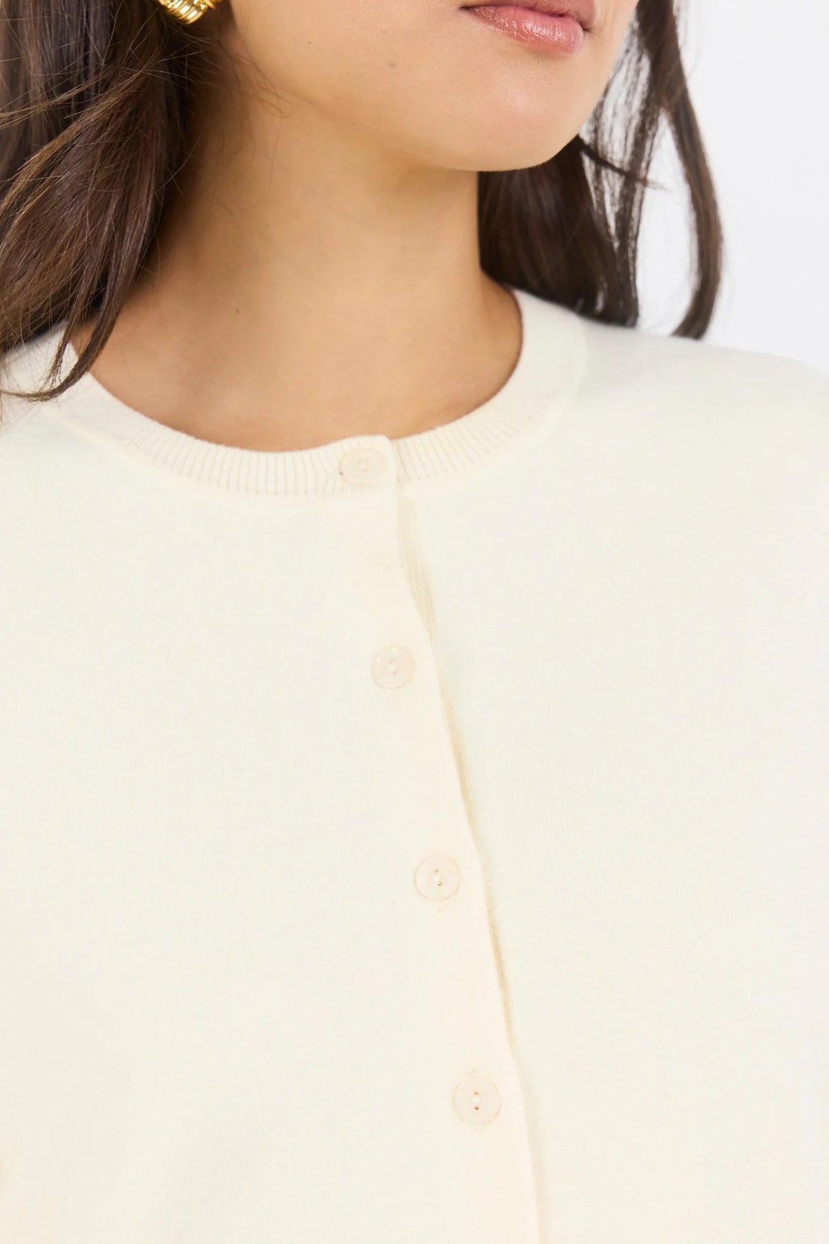 Autograph butter soft fine gauge crew neck cardi