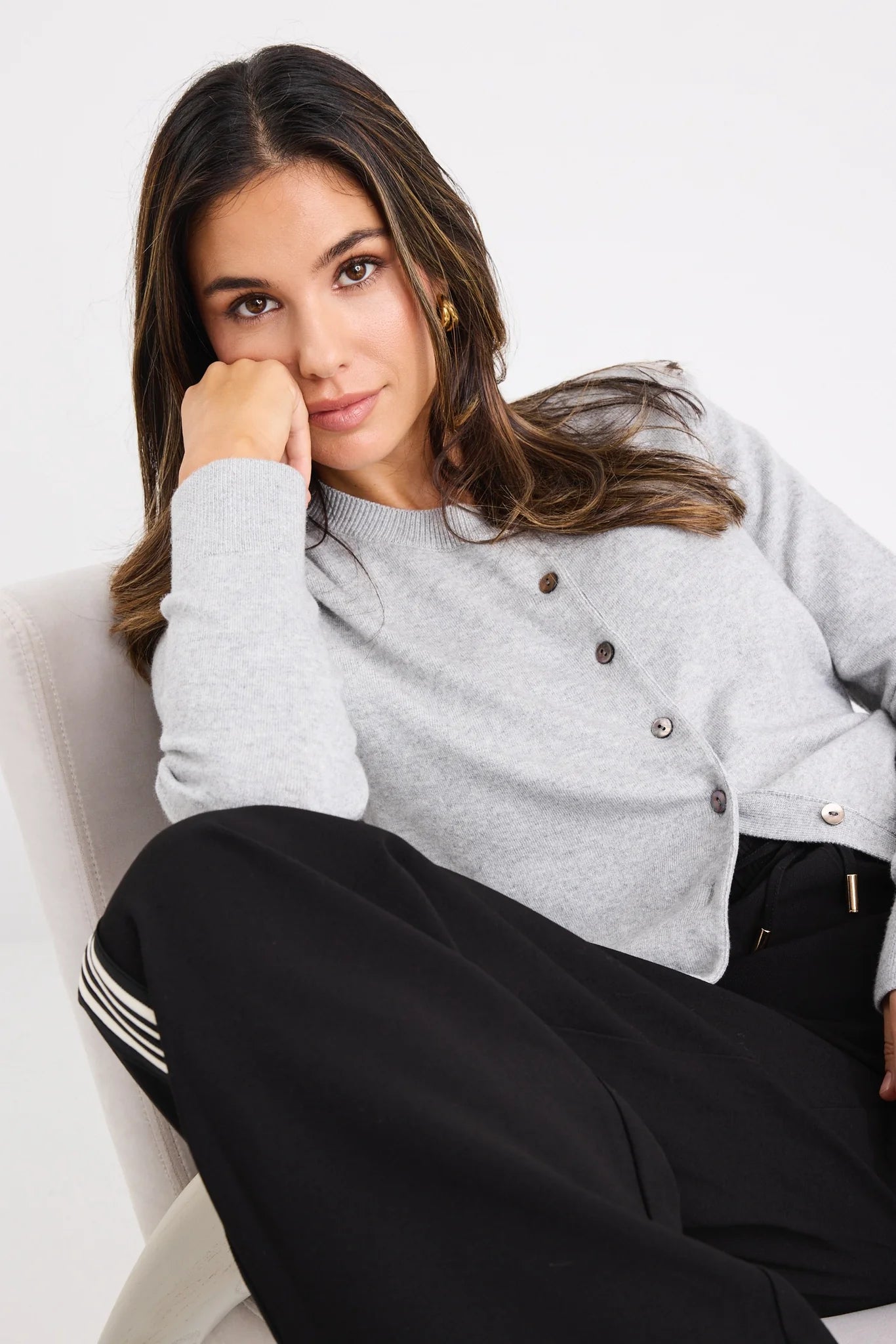 Autograph Light Grey Cardigan