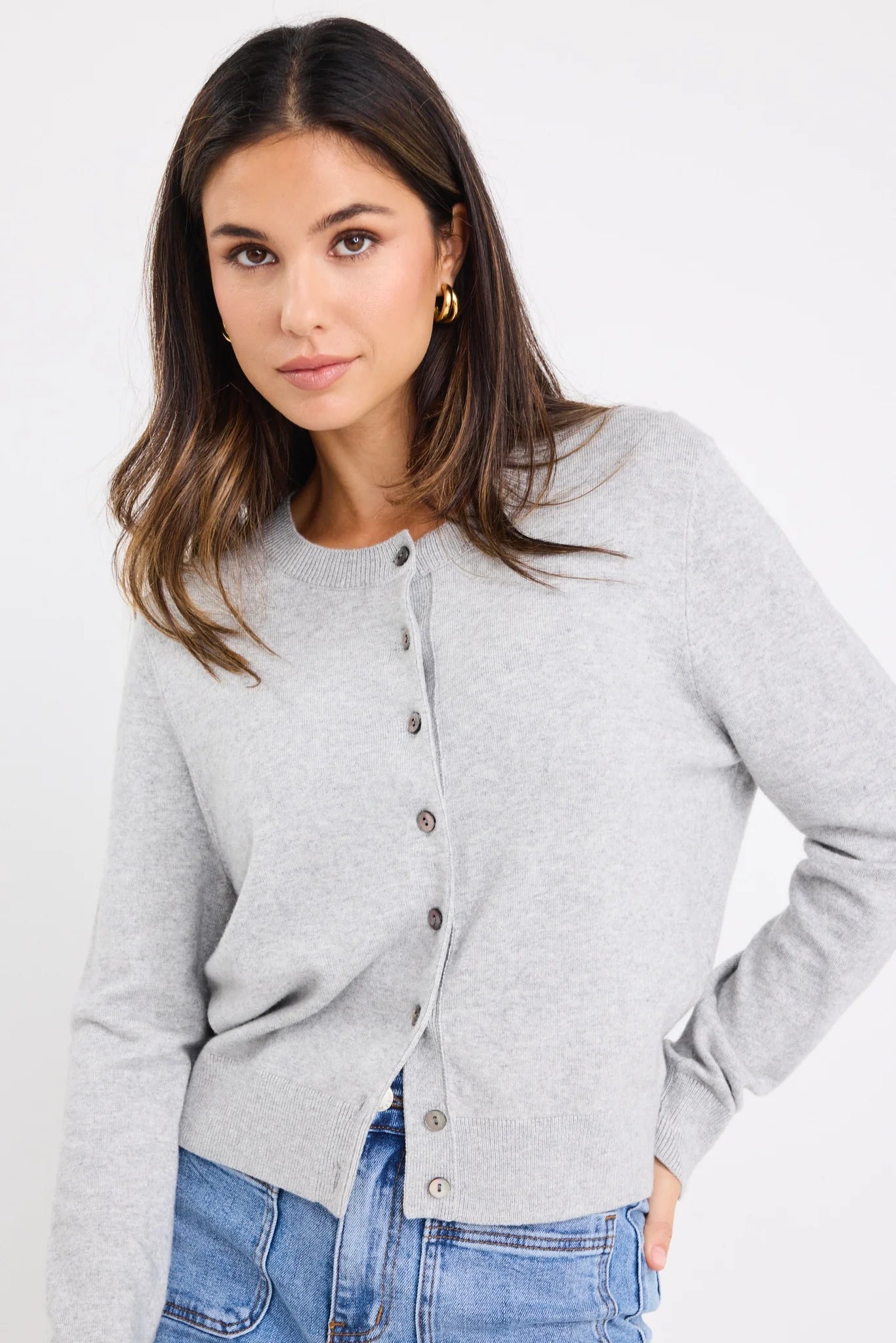 Autograph Light Grey Cardigan