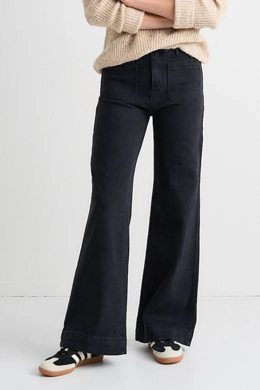 Zoey Black High Rise Pocket Jean
