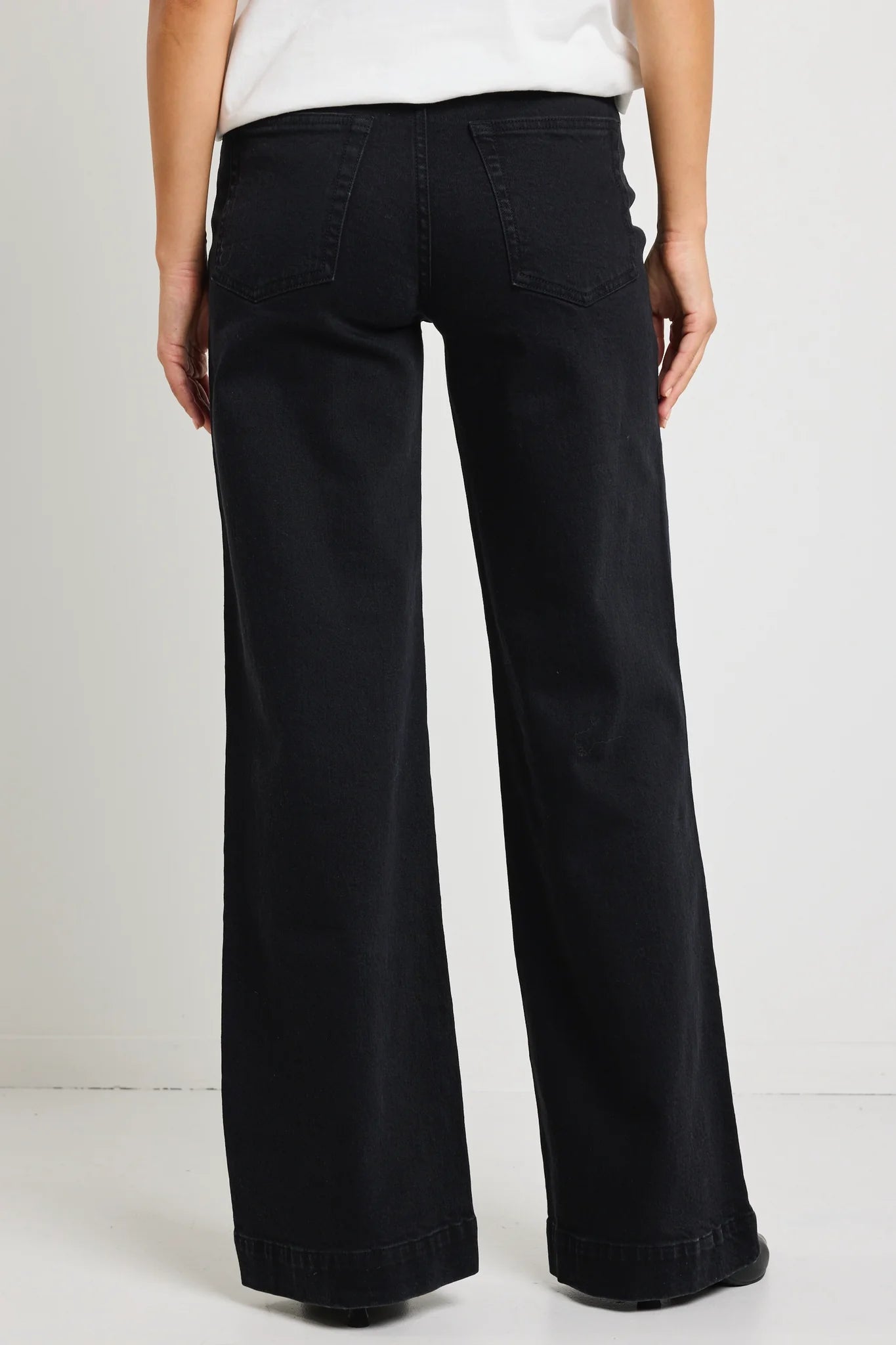 Concert Black Wide Leg Pant