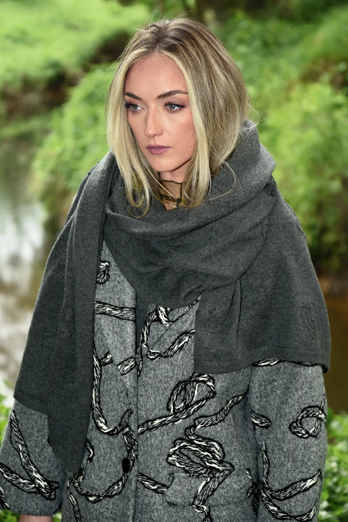 Wrap Around Scarf Grey