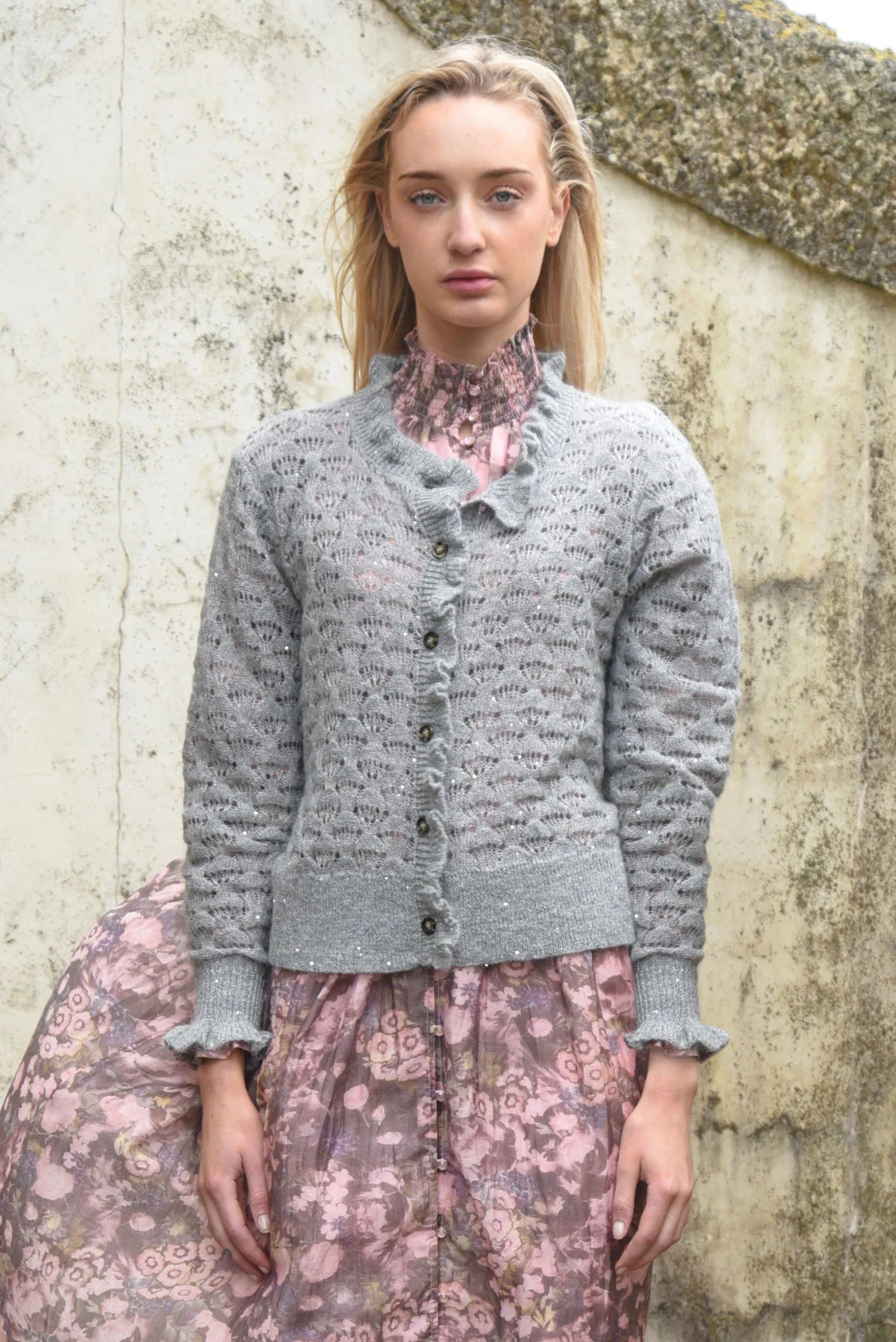 Ruffle Up Cardigan
