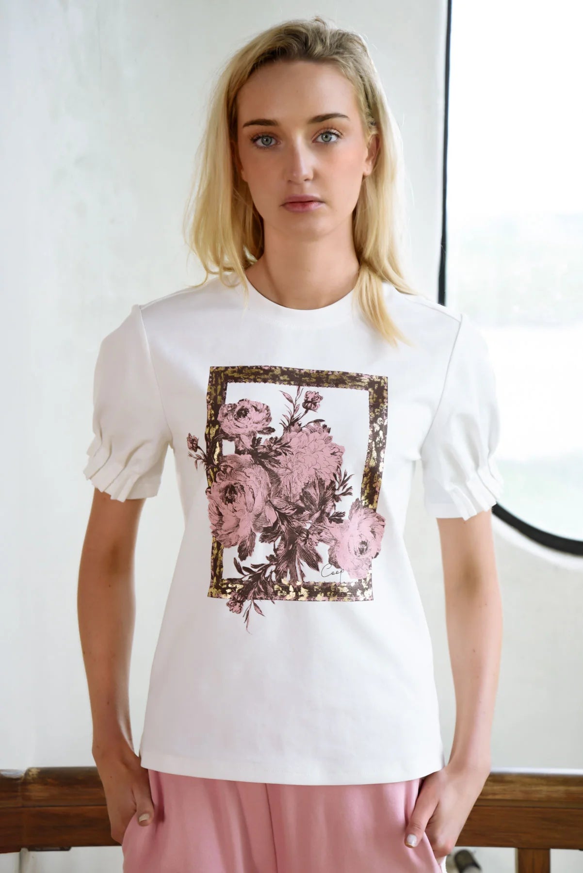Foil & Flourish T-Shirt White