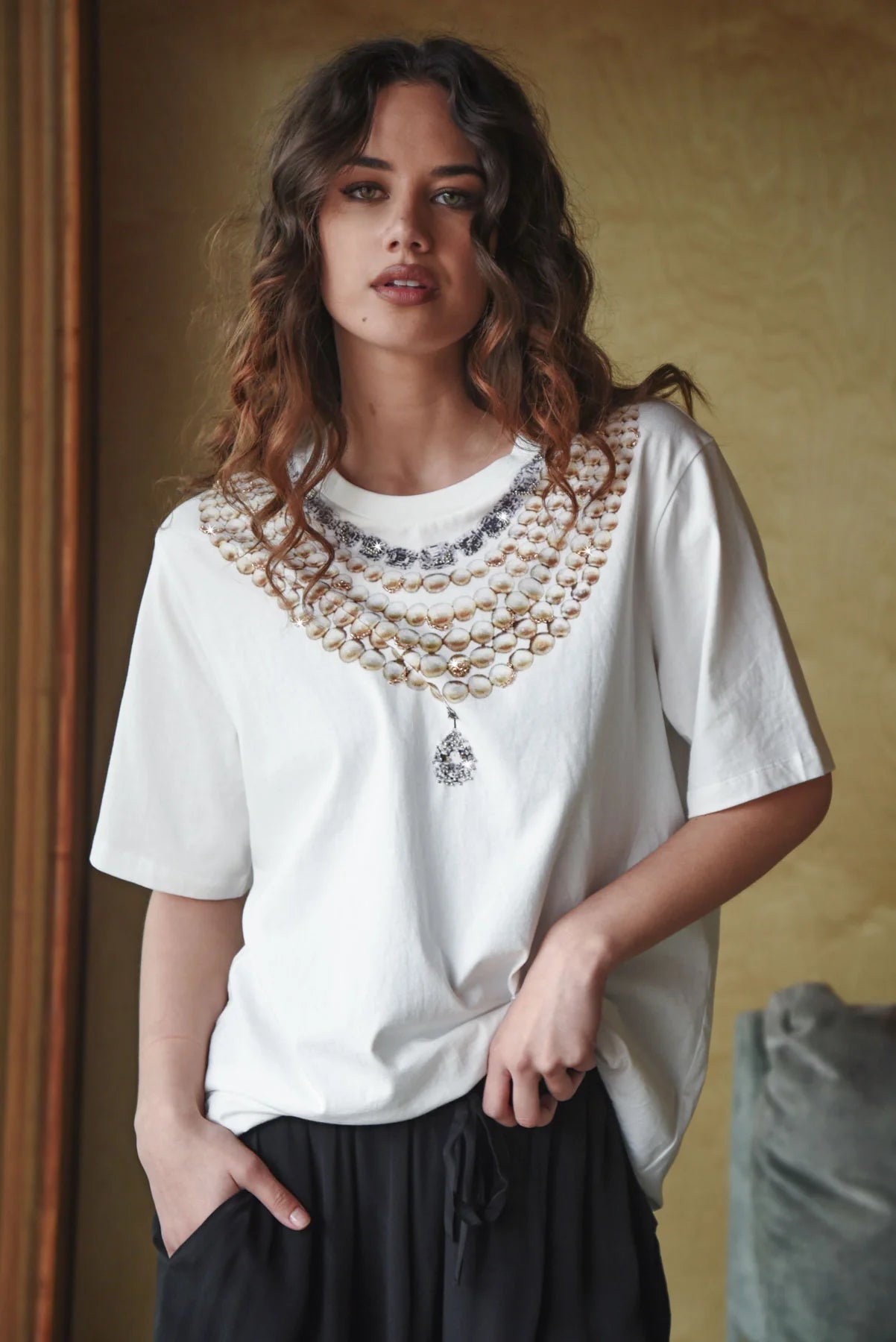 Dazzling Dream Top White