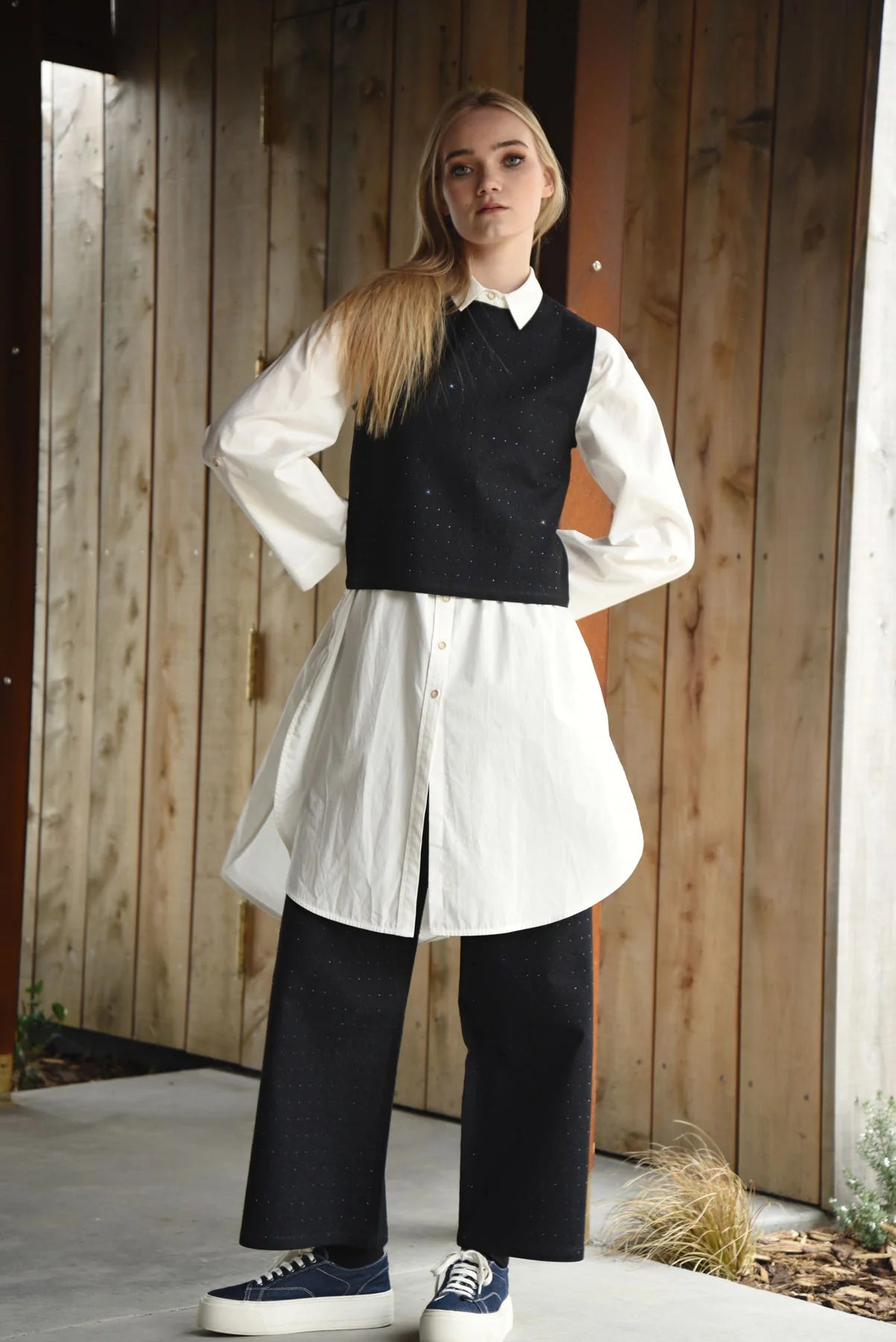 Stay Out All Bright Top Black