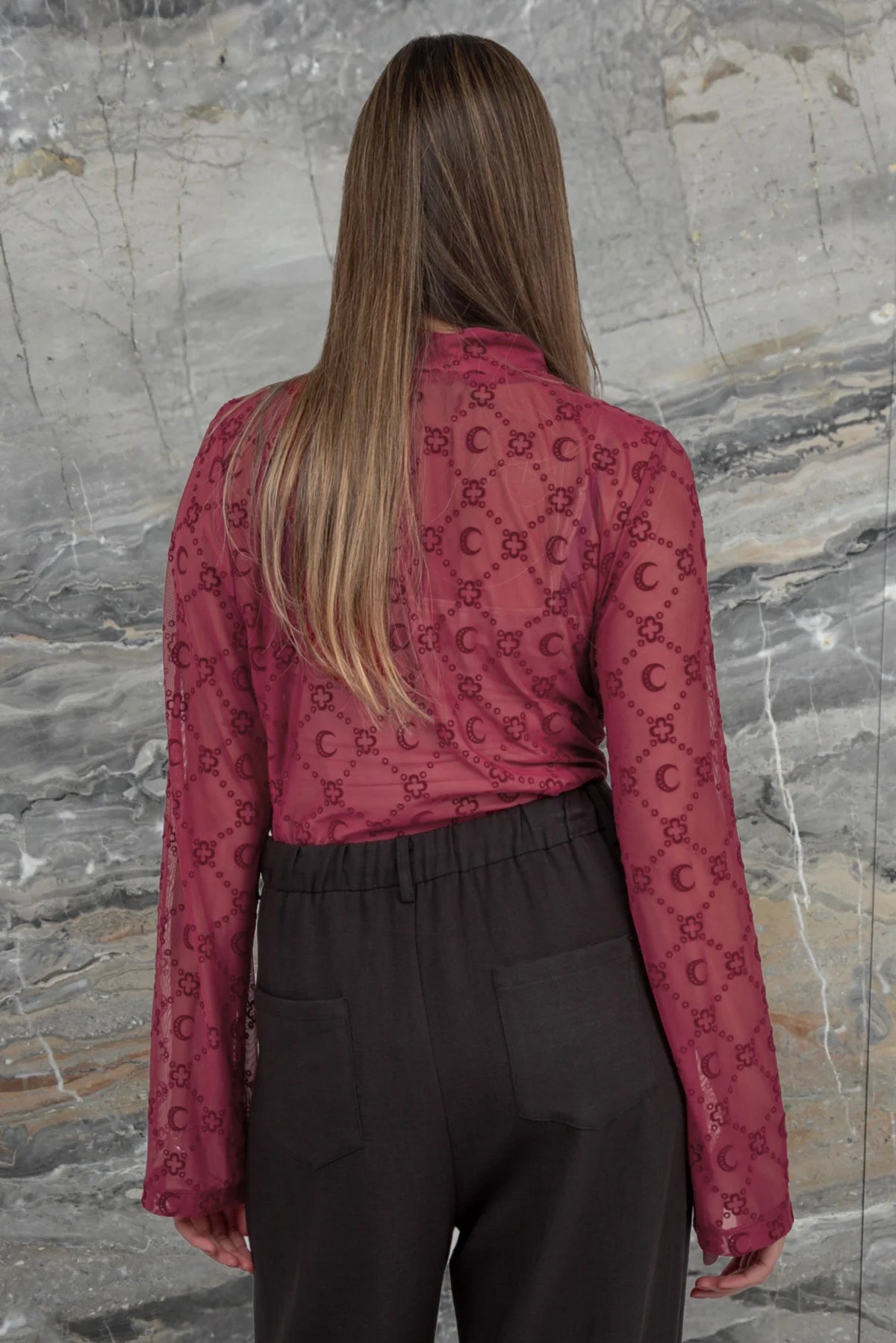 Don't Get Meshy Top Red