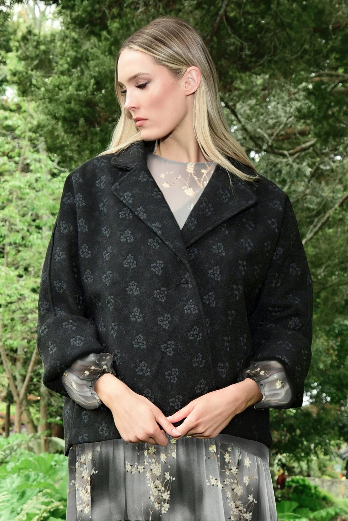 Woven at Heart Jacket Black