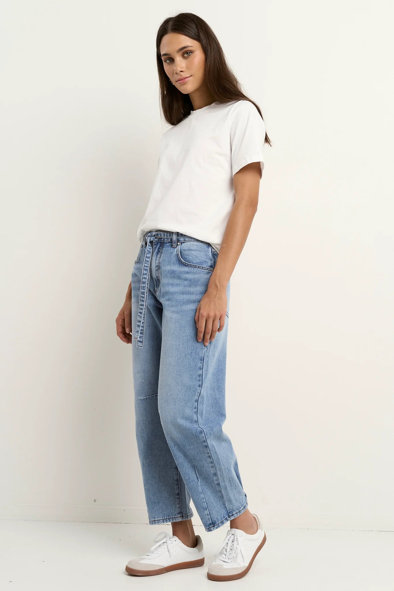 Campus Light Blue Barrel Jean