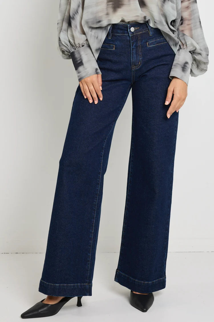 Concert Indigo Wide Leg Jean