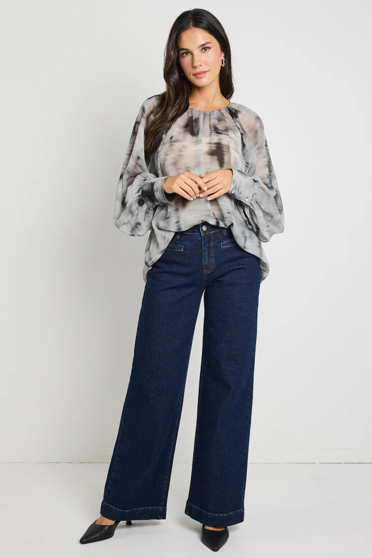 Concert Indigo Wide Leg Jean
