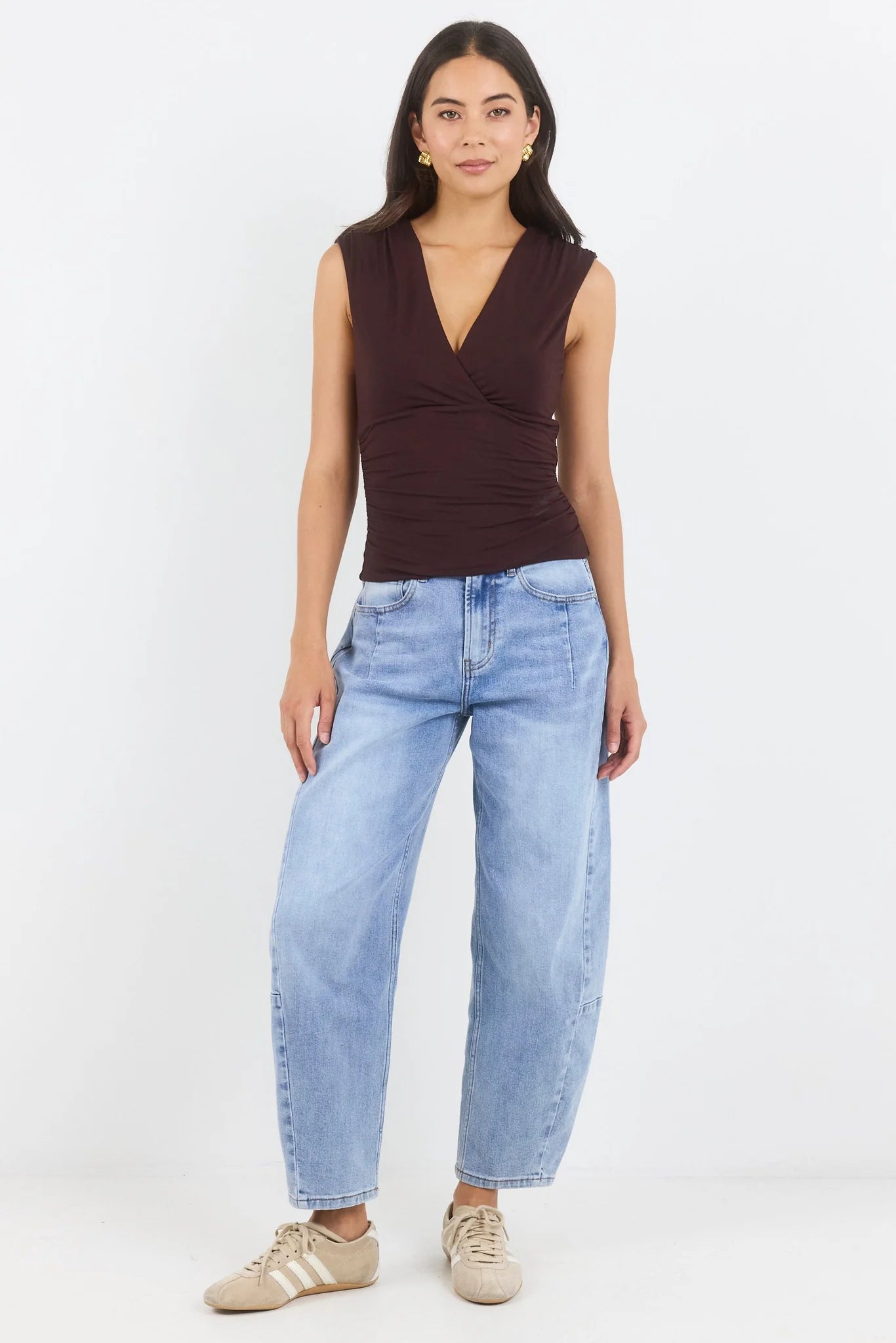 Graduate Light Blue Stretch Barrel Jean