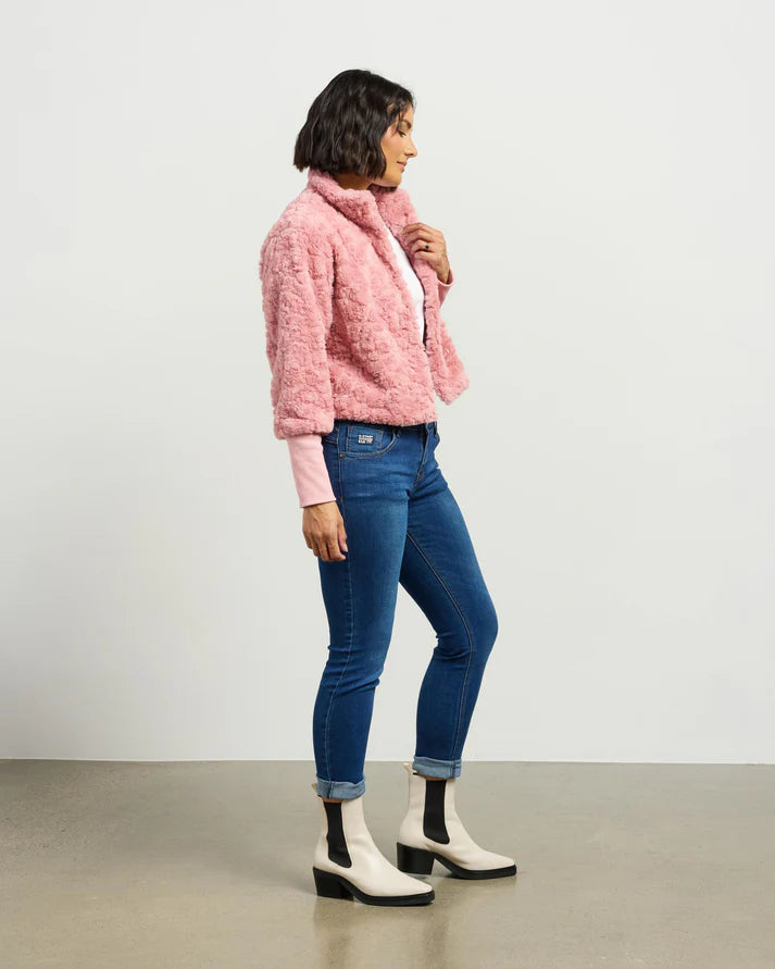 Vintage Fur Jacket Blush