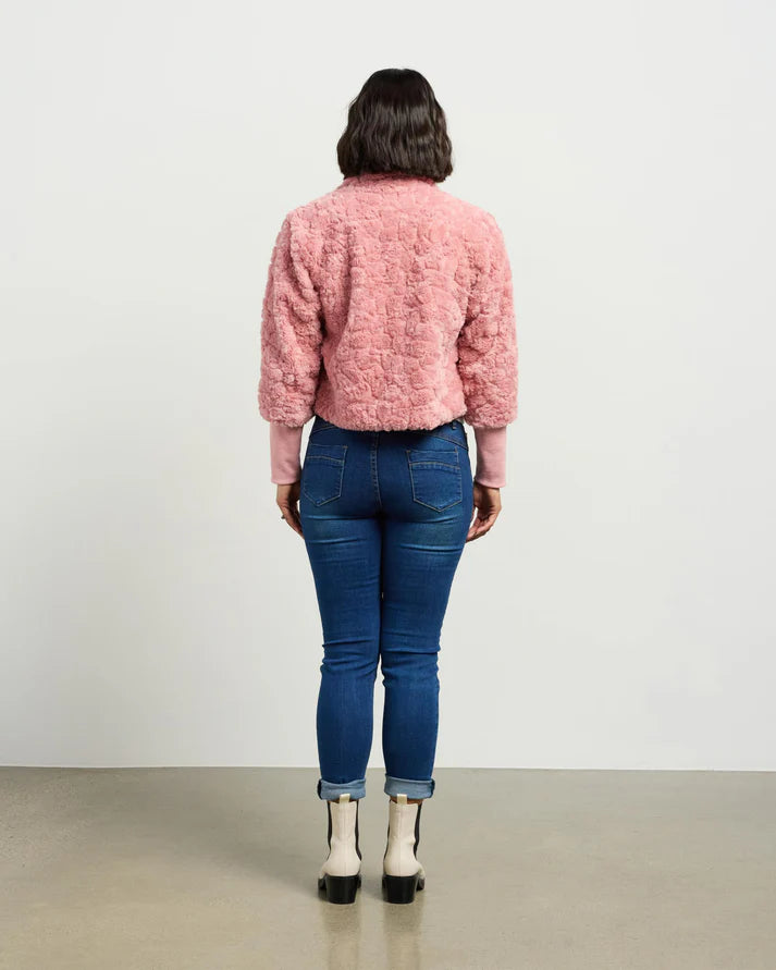 Vintage Fur Jacket Blush