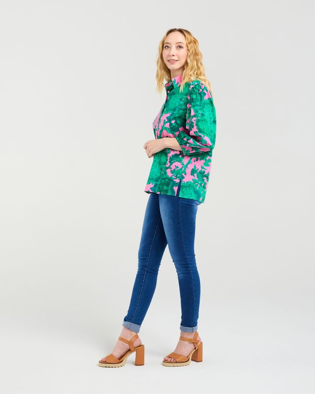 Juliette Blouse Pink Jungle