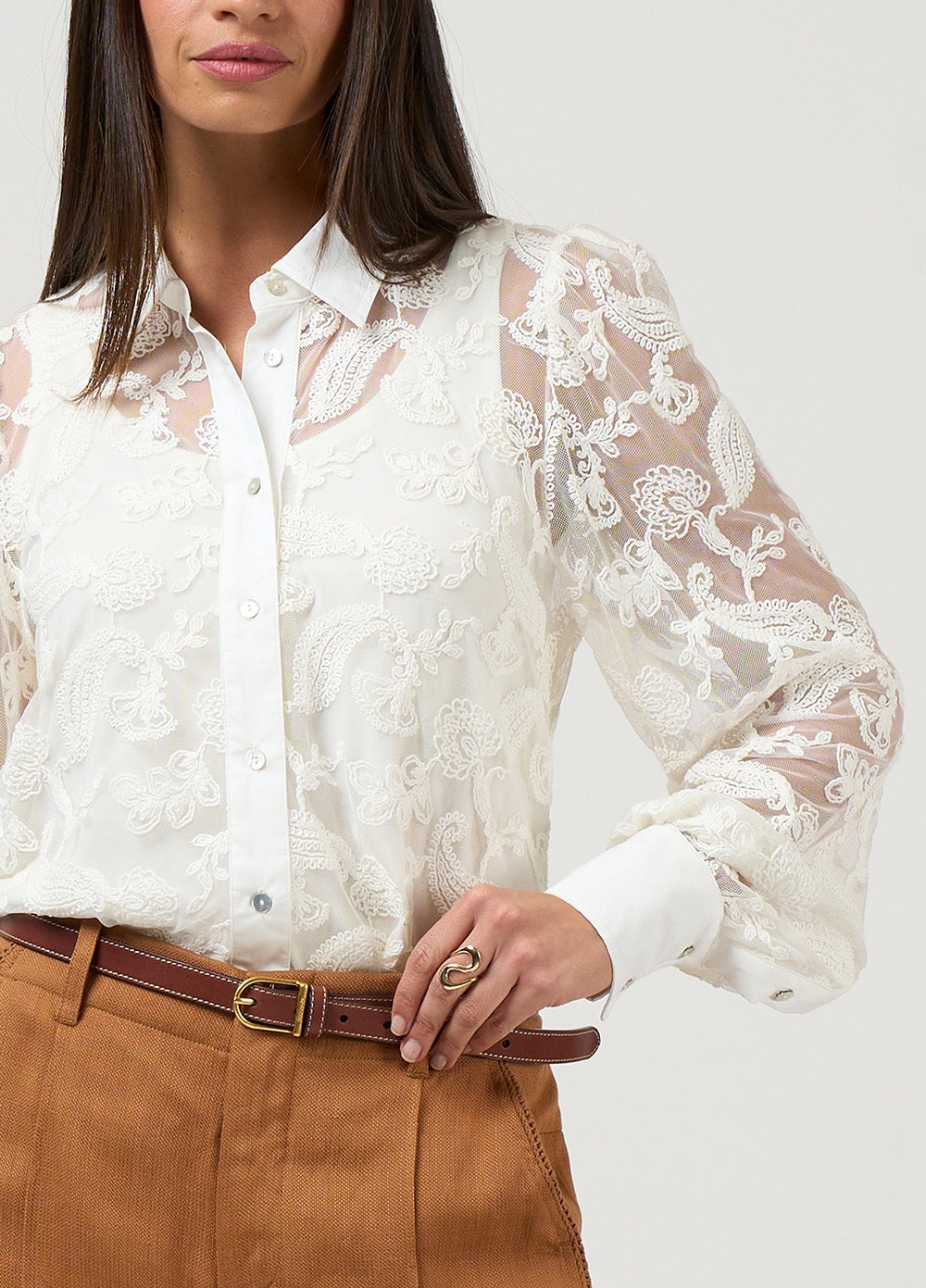 Filigree Shirt White