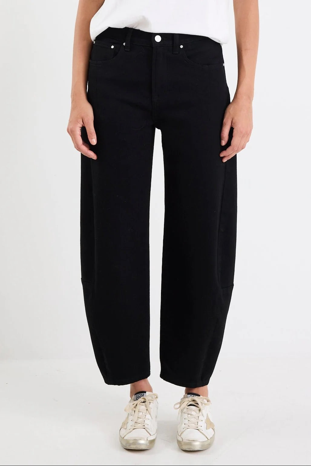 Graduate Barrel Jean Jet Black