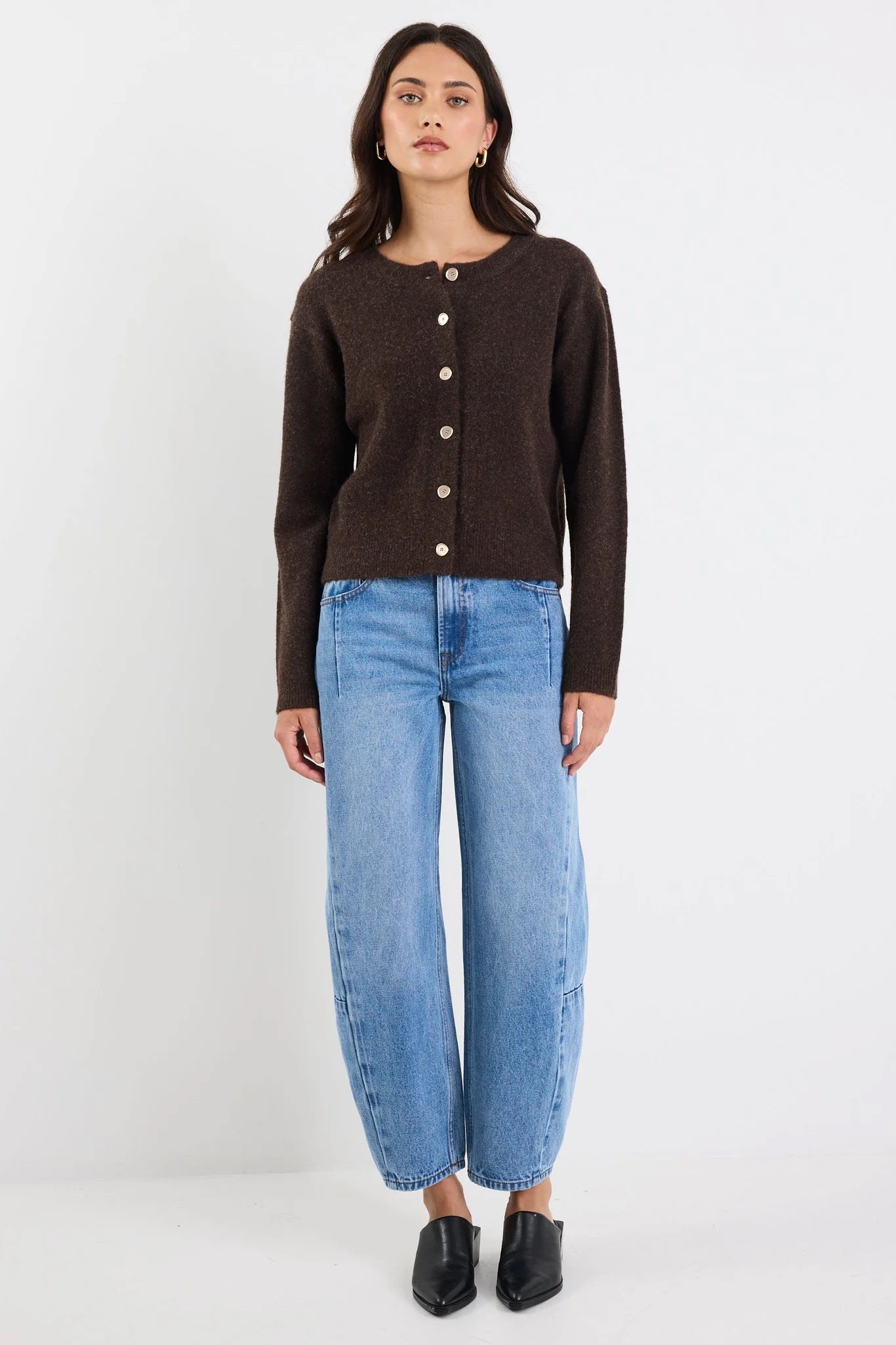 Imprint Crew Neck Cardi