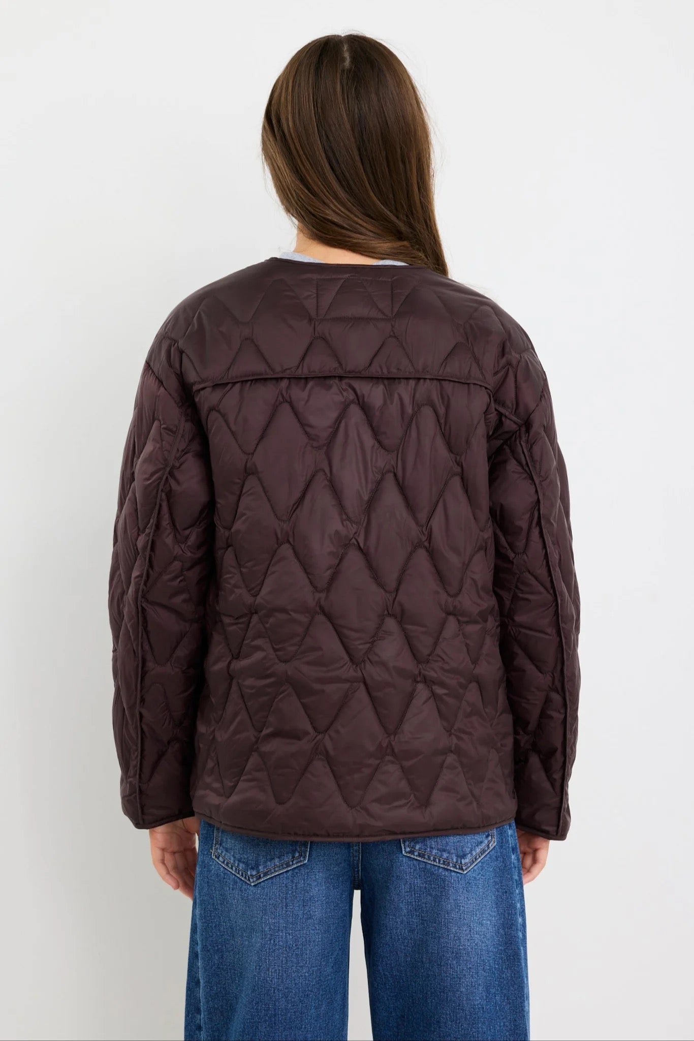 Frankly chocolate puffer jacket