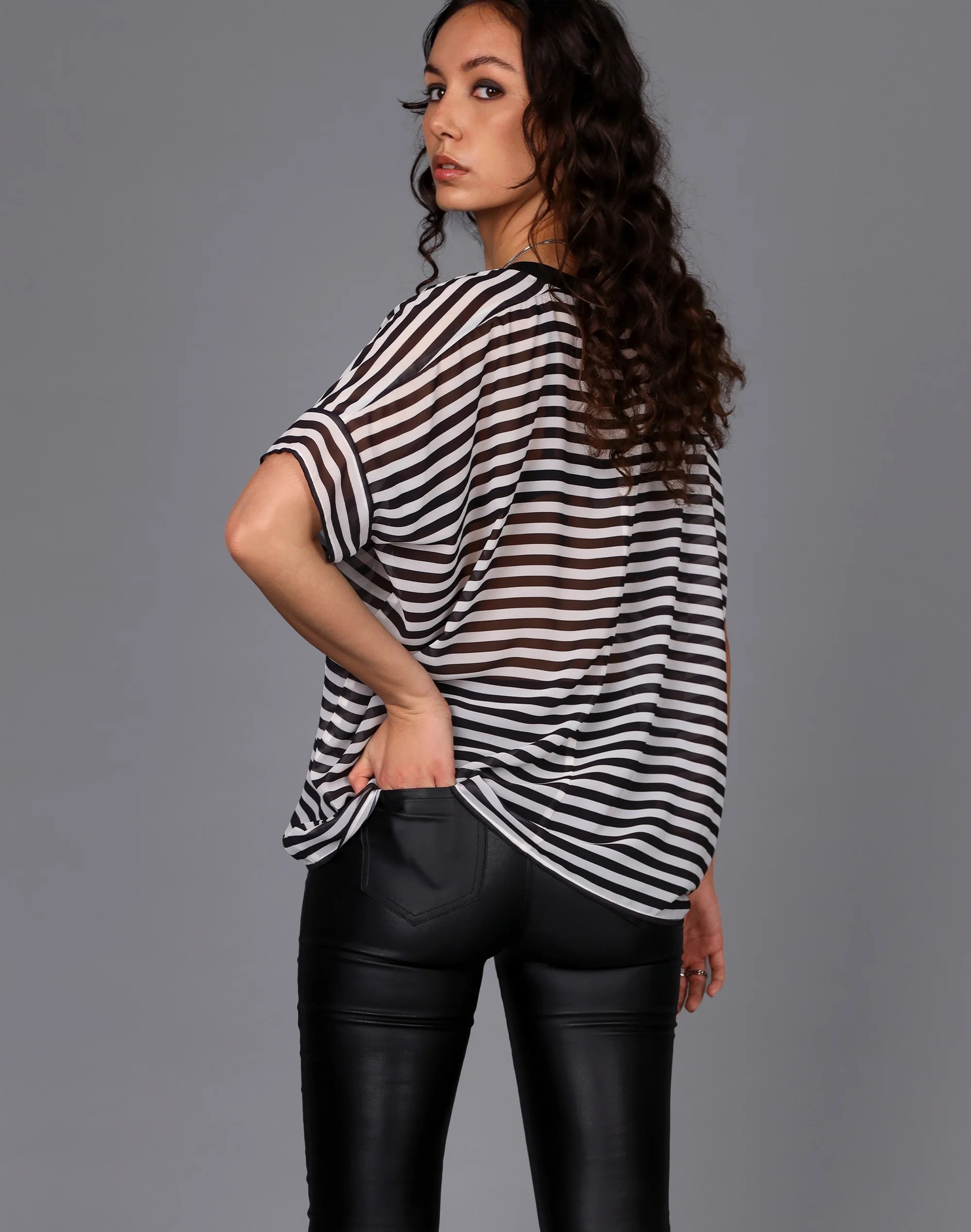 Stripe Oversized Tee