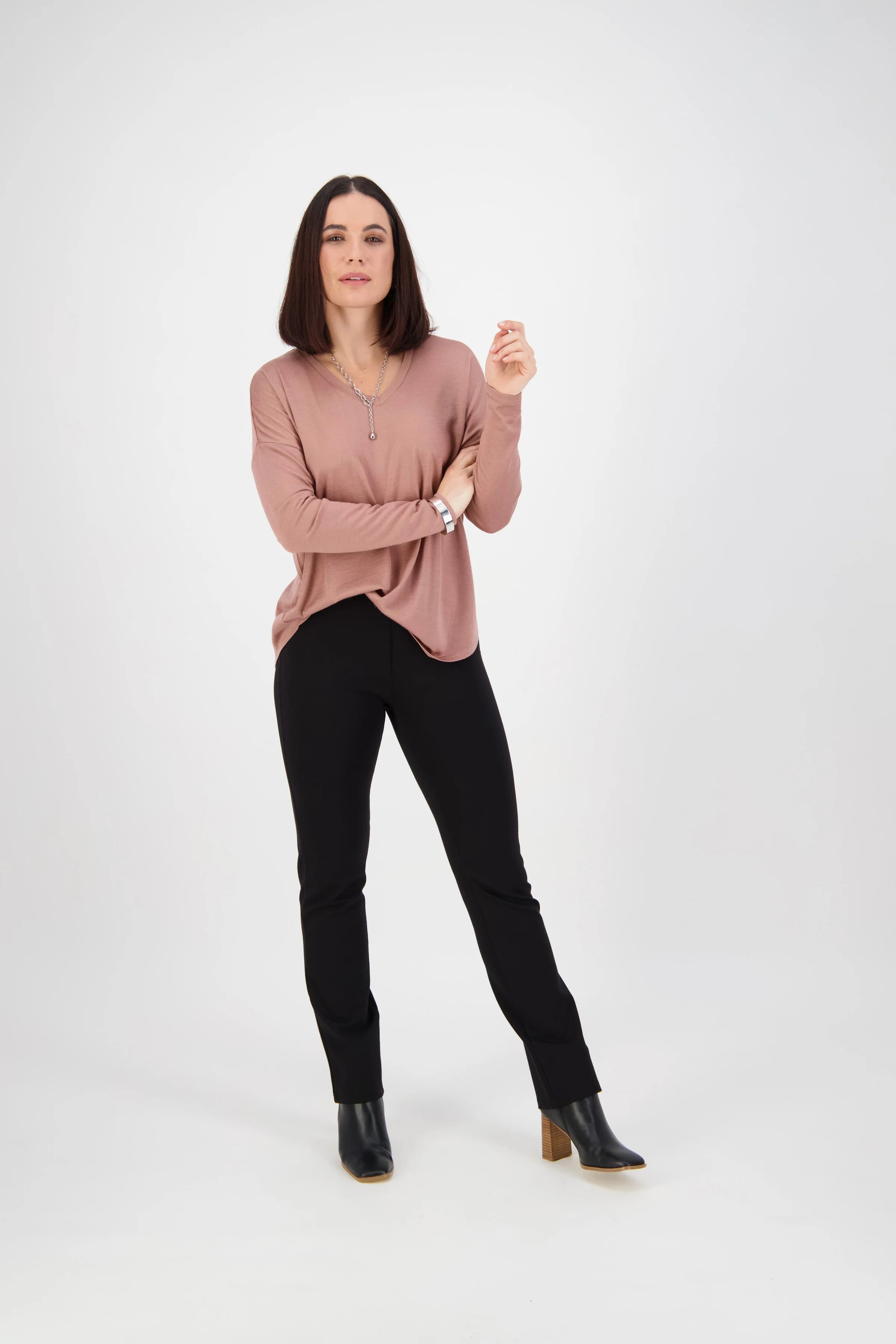 Vassalli Slim Leg Full Ponti Pant