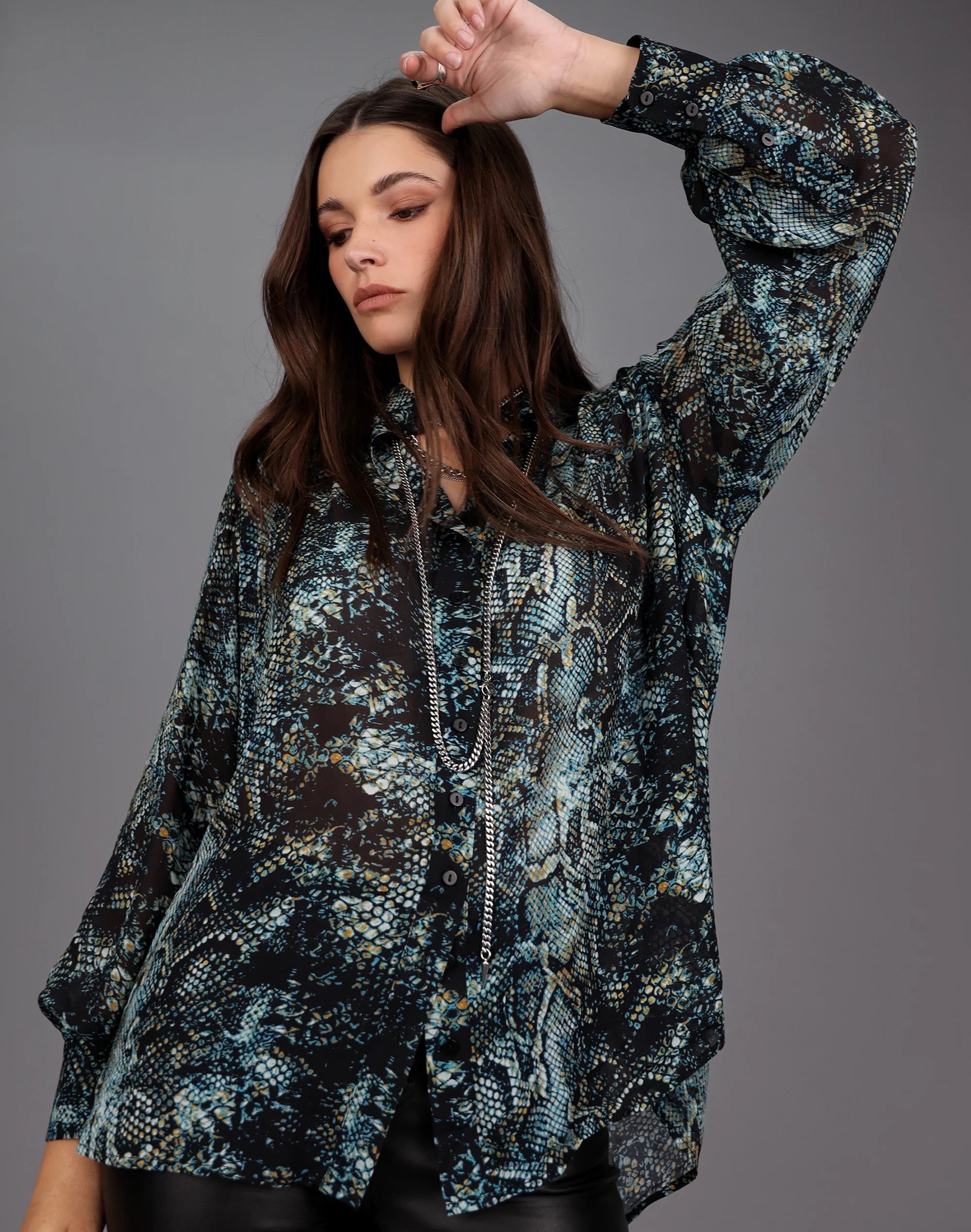 Blue Penchant Print