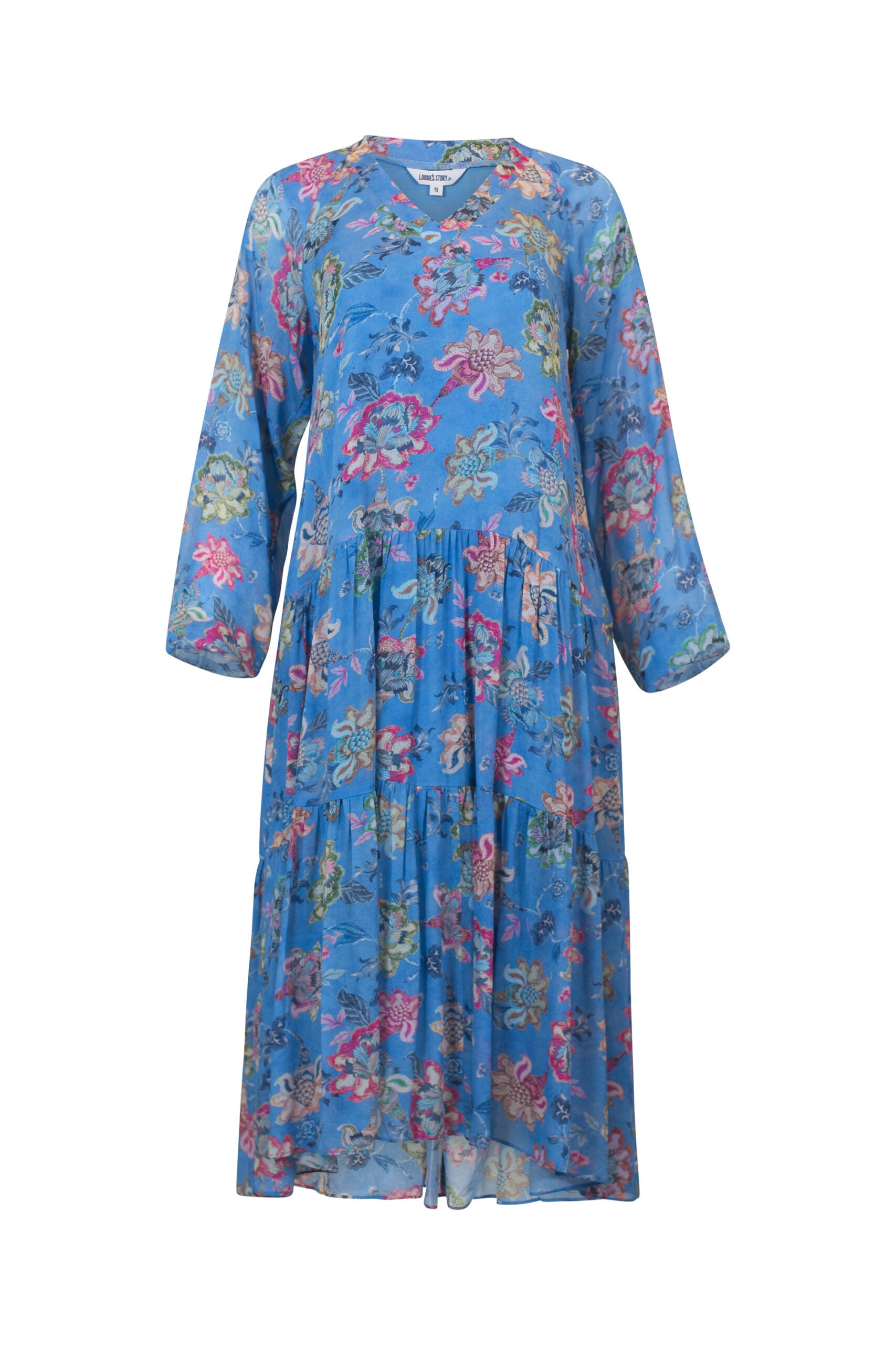 Mayfair Dress Blue Multi