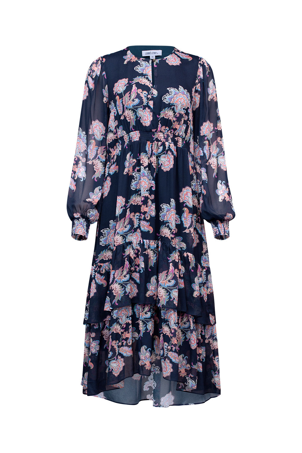 Chelsea Dress Indigo Multi