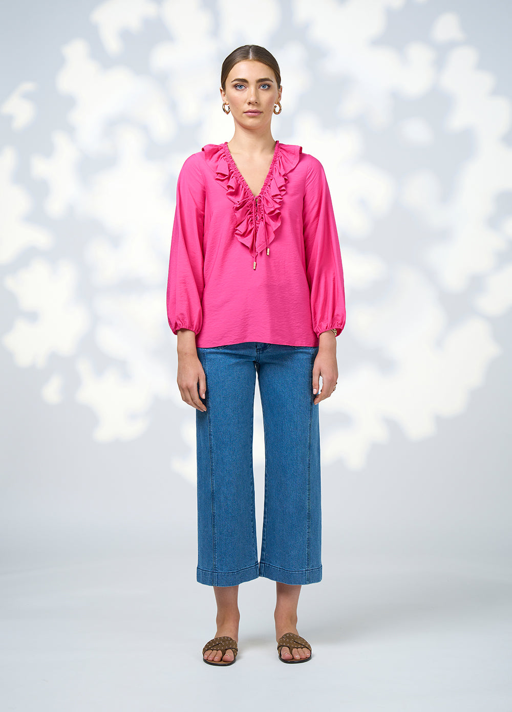 Evie Blouse Fuchsia