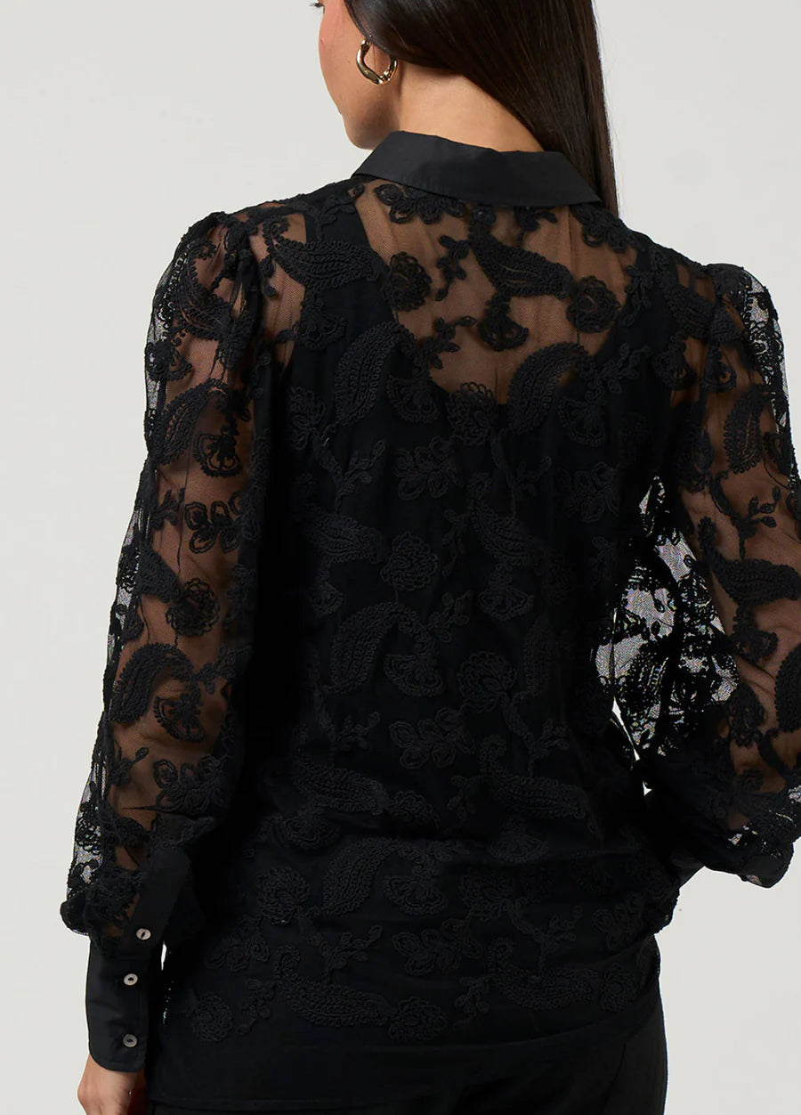 Filigree Shirt Black