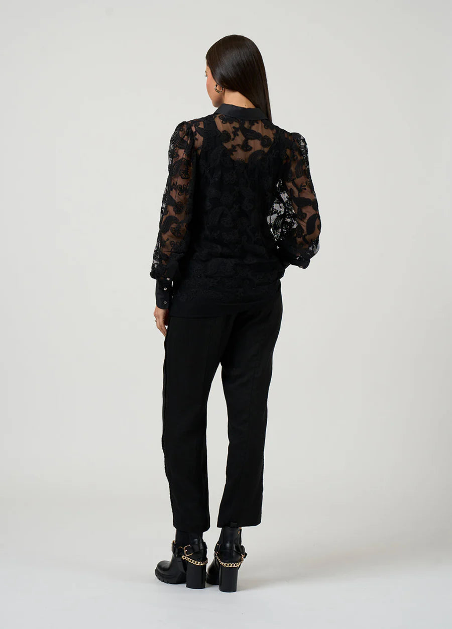 Filigree Shirt Black
