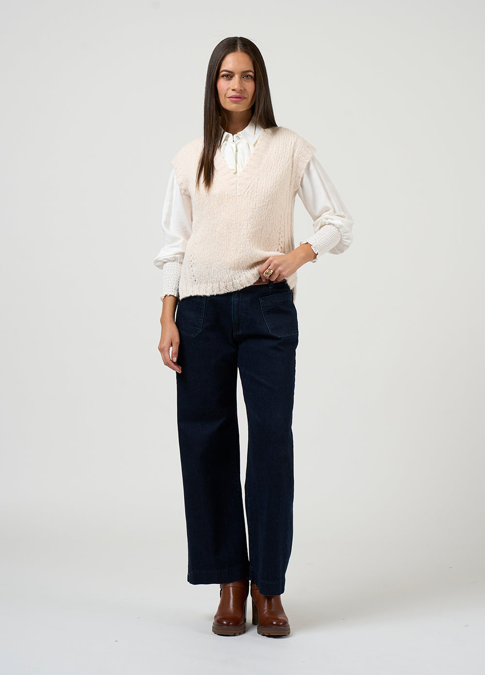 Tilly Vest Buttermilk