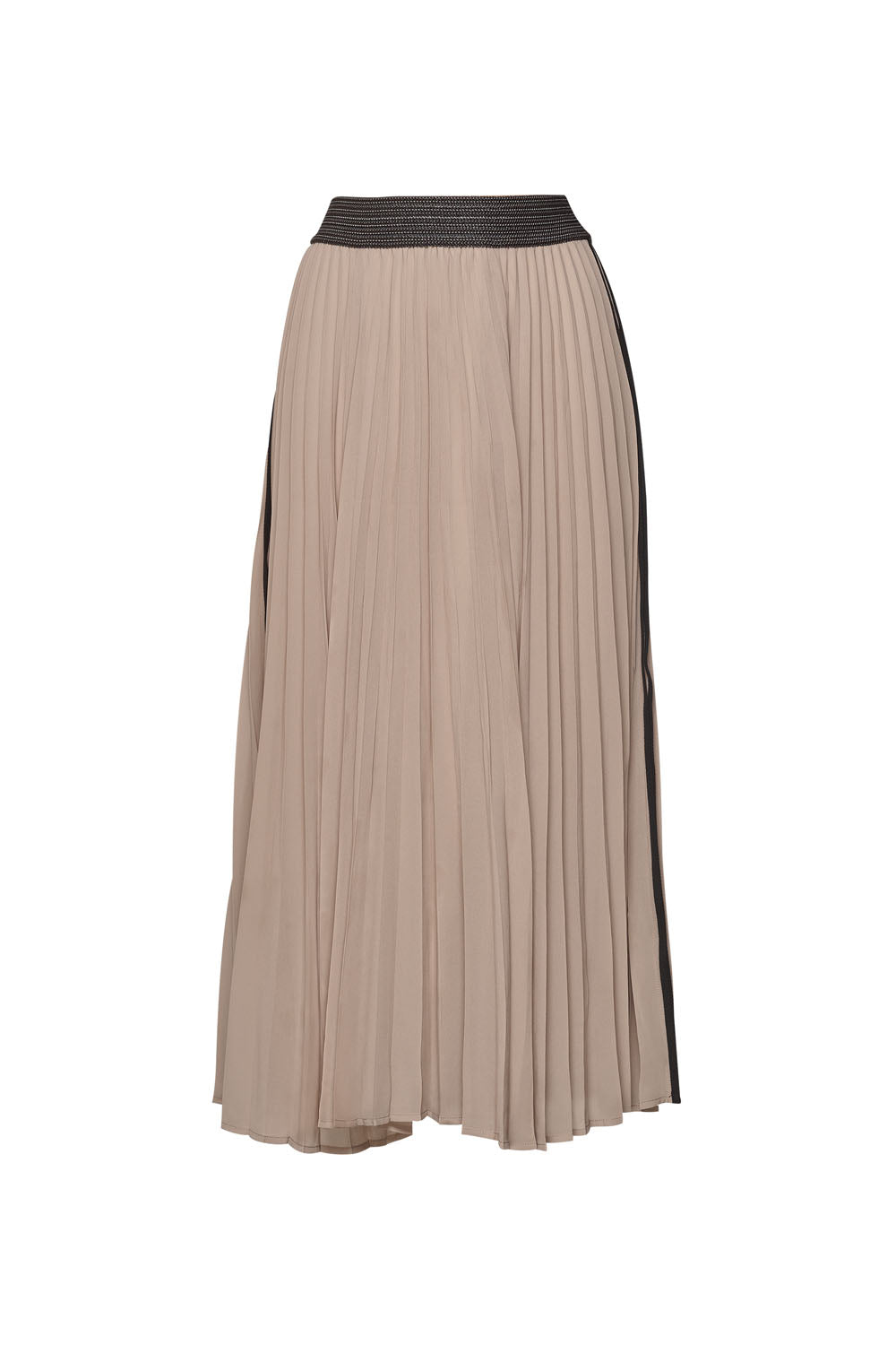 Just Pleat it Skirt Taupe