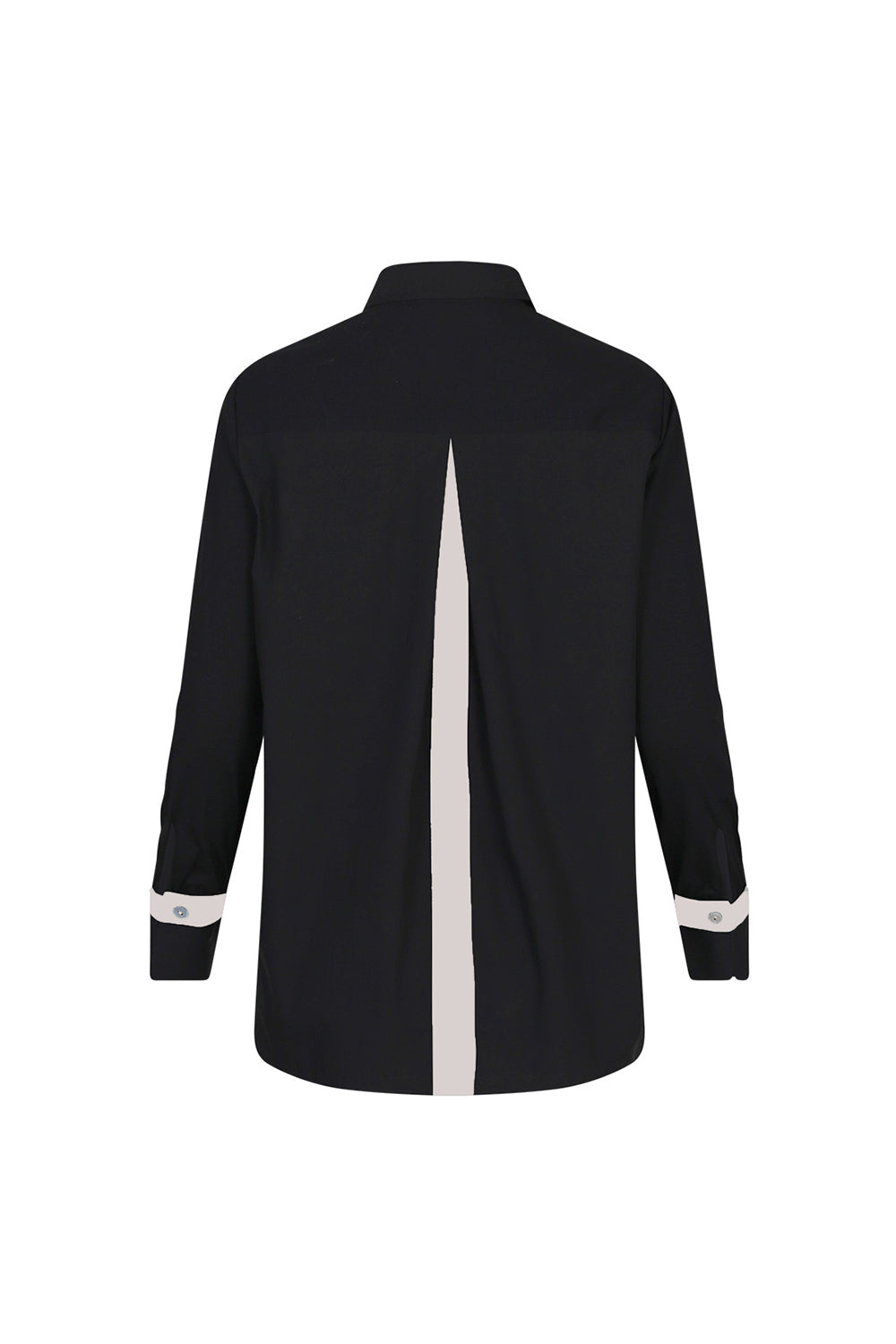 Mixed Media Shirt Black